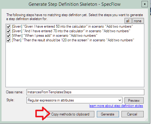 dialog box screenshot